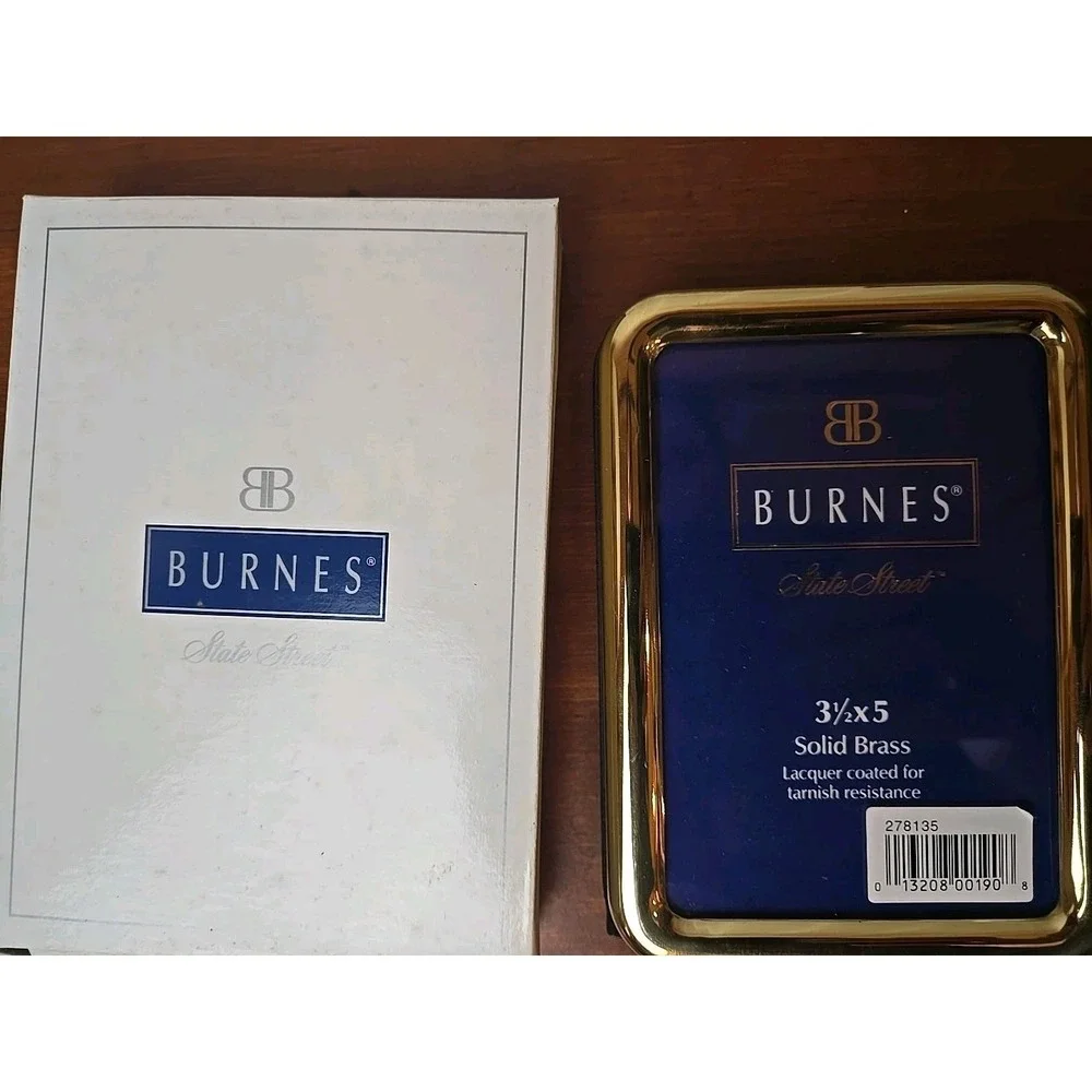 Lot of 4 MCM Silver Gold Tone Picture Frames FETCO 4x6 3x5‎ New